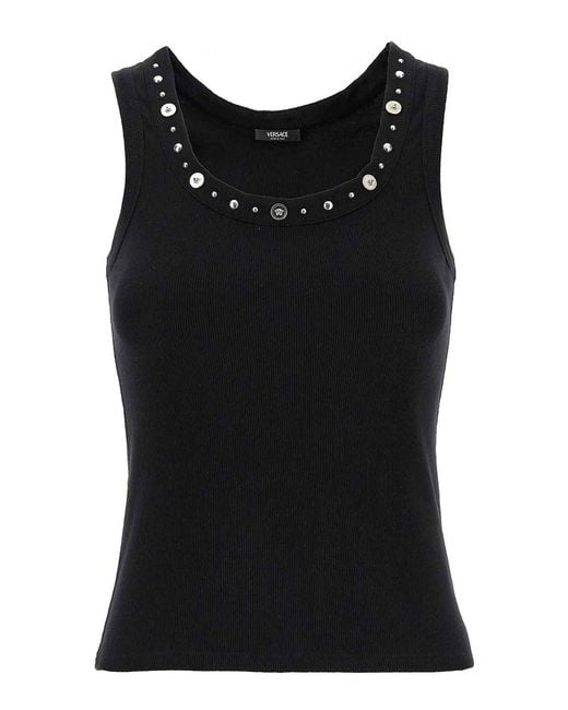Versace Black Tank Top