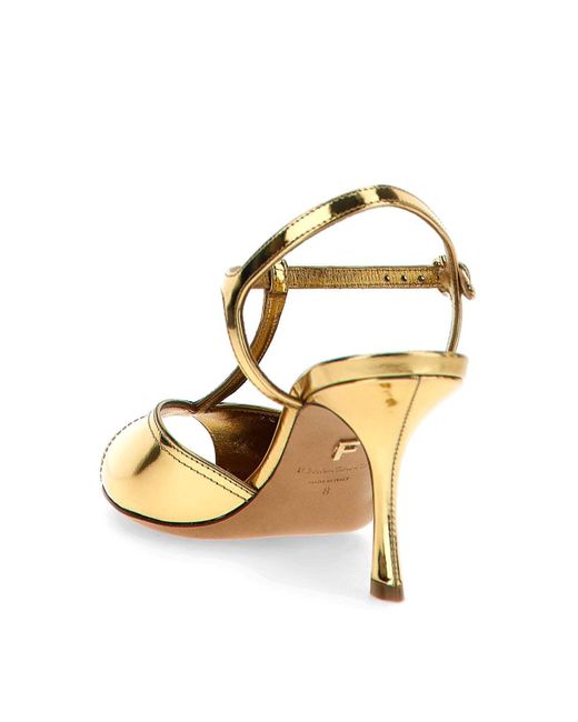 Ferragamo Metallic Loafers