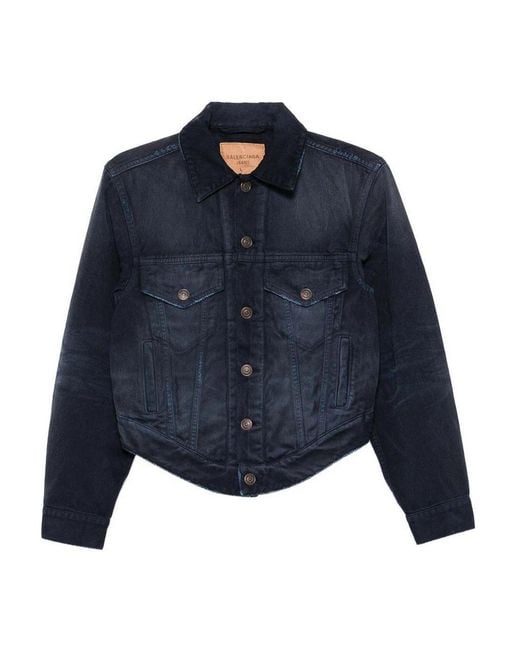 Balenciaga Blue Denim Cotton Jacket