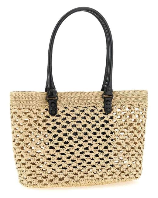 Balenciaga Natural Le City Medium Shoulder Bag