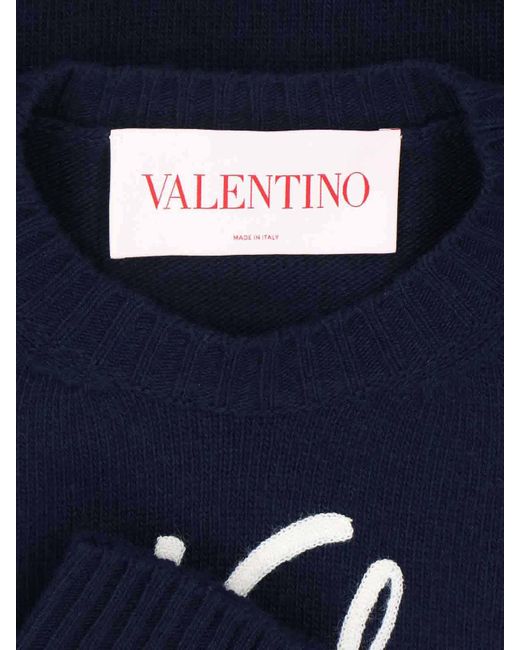 Valentino Blue Sweater for men