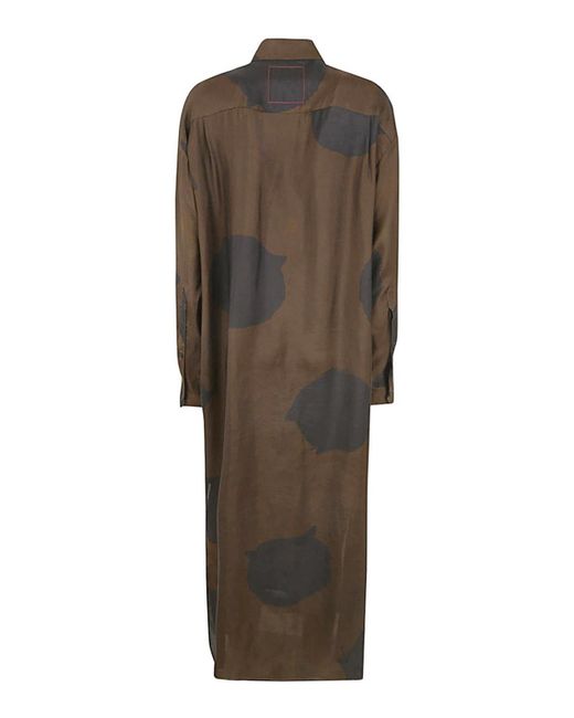 Uma Wang Brown Amare Dress
