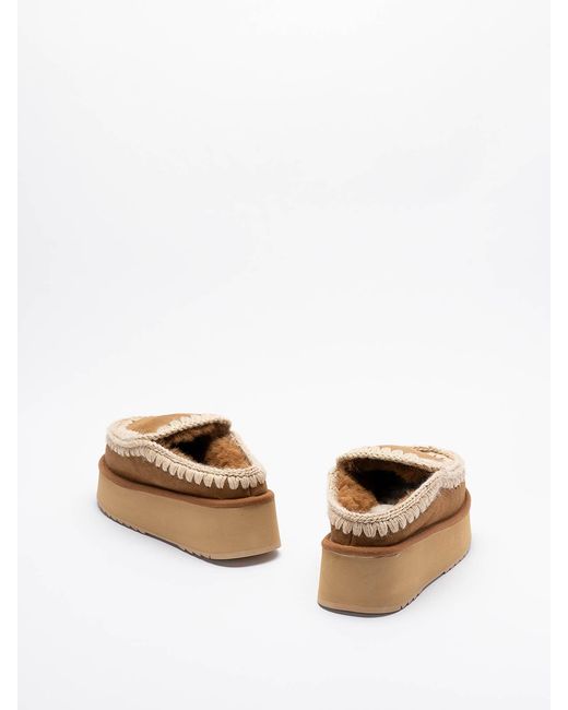 Mou Brown 'Clog Eskimo Platform'