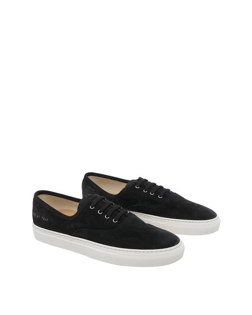 Common Projects Black Four Hole Sneakers for men
