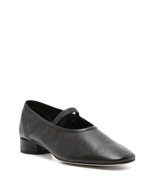 Aeyde Black Mary Jane Flats