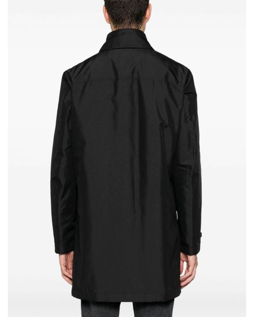 Fay Black Trench for men