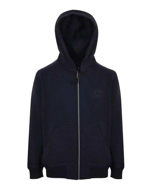 C P Company Blue Cotton Sweatshirt for men