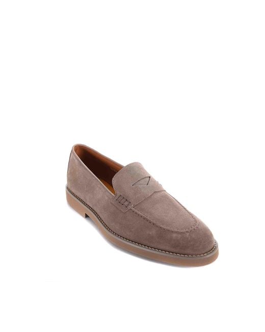 Doucal's Brown Doucals Moccasins for men