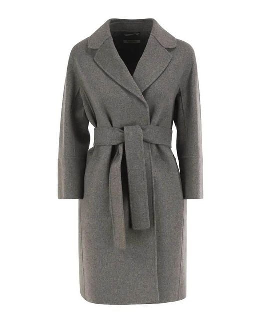 Max Mara Gray Arona Light Coat