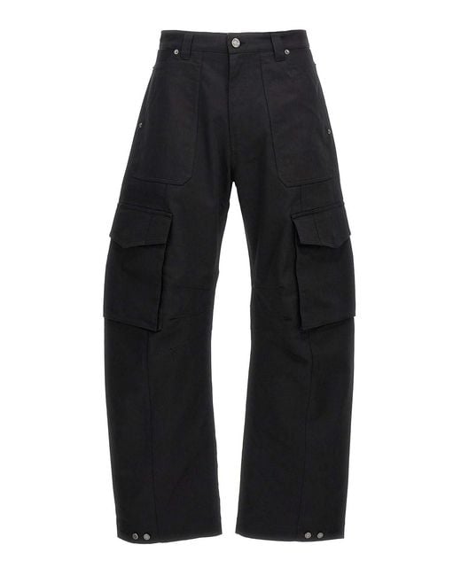 Golden Goose Deluxe Brand Blue Leniin Cargo Pants for men