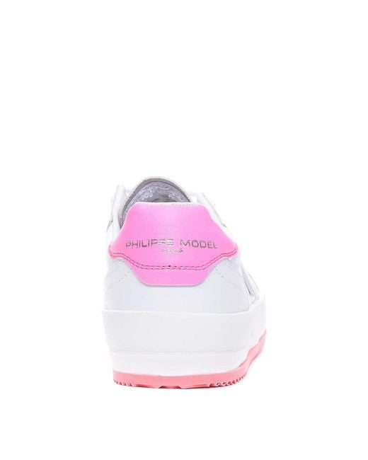 Philippe Model White Nice Low Sneakers