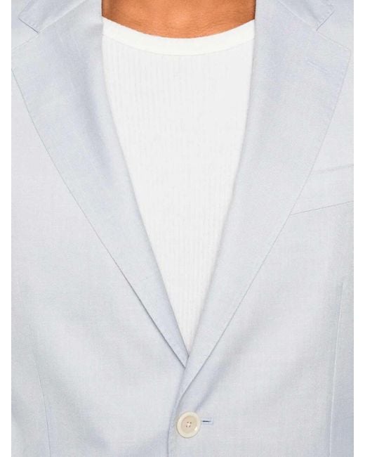 Lardini White 'Iconic Drop 7 Reg' Jacket for men