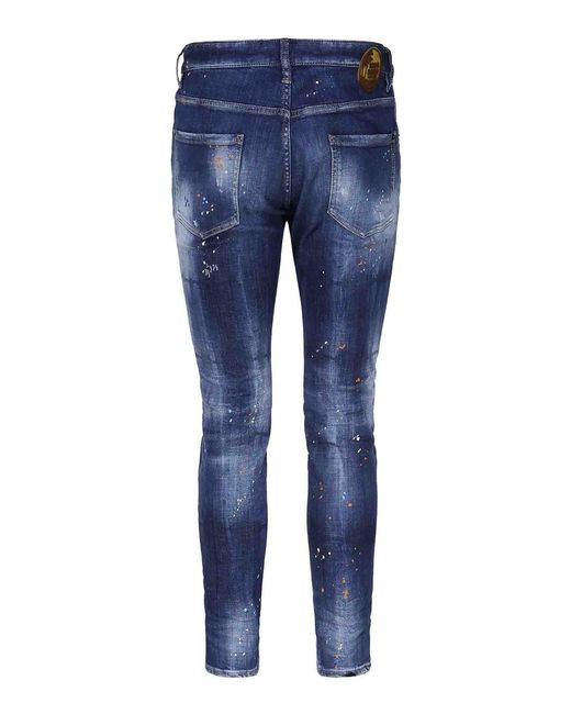 DSquared² Blue Cotton Denim Jeans for men