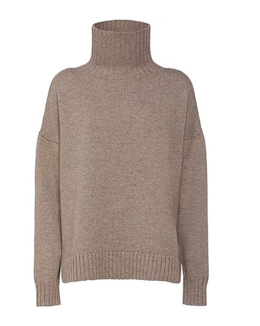 Max Mara Brown Gianna Wool And Cashmere Pullover