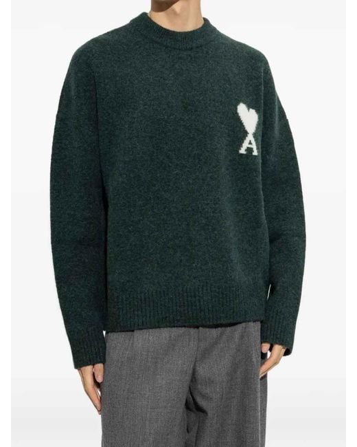 AMI Green Adc Sweater
