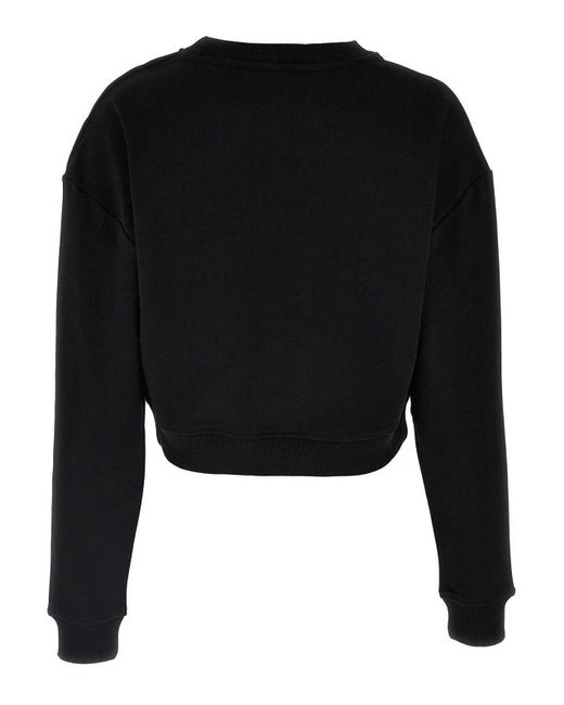 Balmain Black Printed Paris Sweatshirt