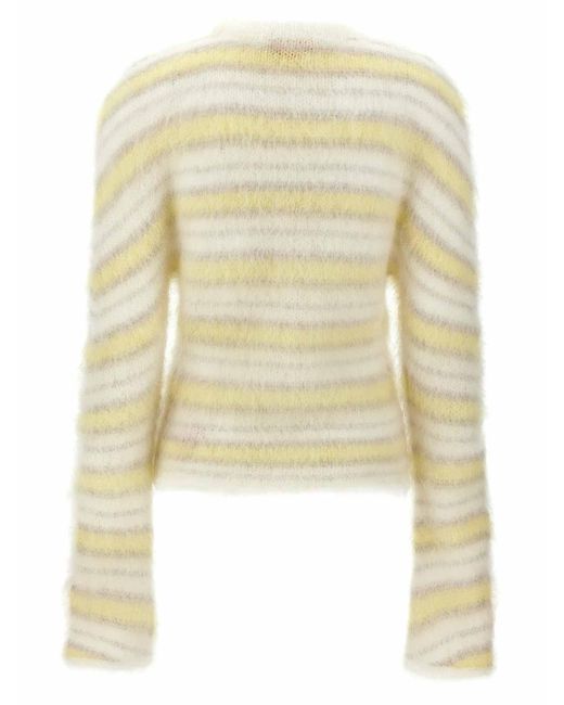 Marni White Fuzzy Wuzzy Sweater