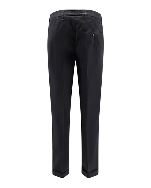 Aspesi Blue Cotton Trousers