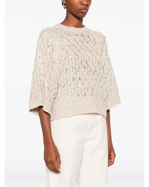 Brunello Cucinelli Natural Sweater