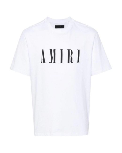 Amiri White T-shirt With Logo for men