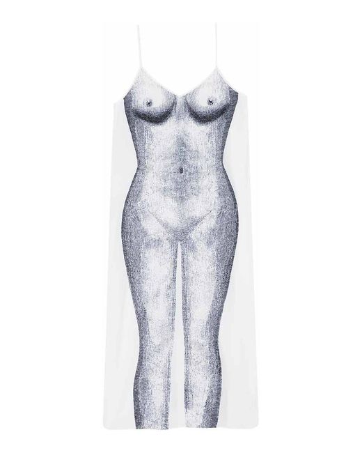 Moschino Blue Statue Dress