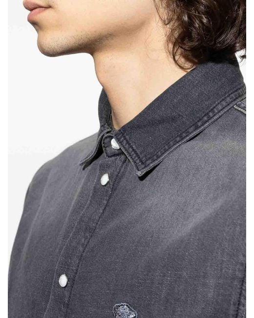 Camicia di Versace in Gray da Uomo