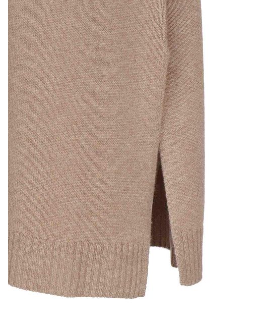 Max Mara Natural Long Cashmere Sweater
