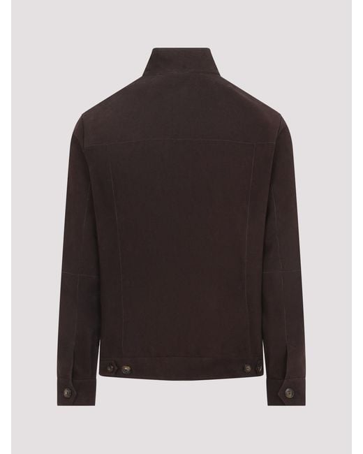 Canali Black Outerwear Jacket for men