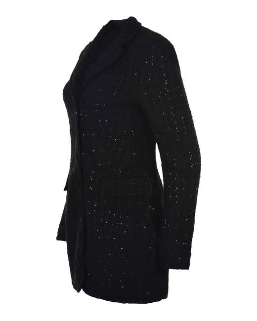 ROTATE BIRGER CHRISTENSEN Black Jacket Dress