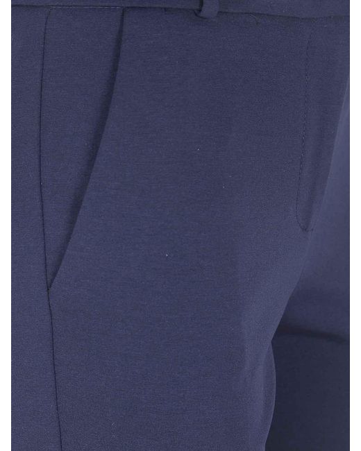 Kiltie Blue Florette Milano Stitch Light Flare Trousers