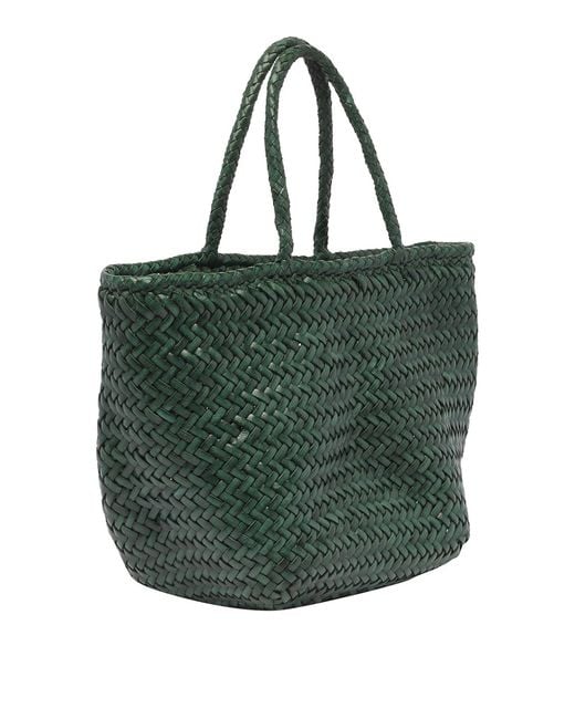Dragon Diffusion Green Grace Small Basket Bag