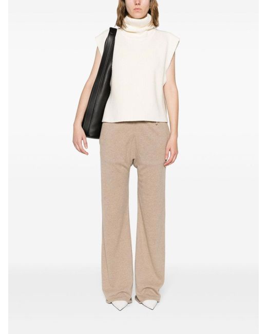 Maison Margiela Natural Cashmere Trousers