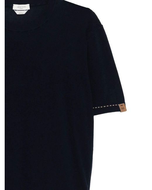Jacob Cohen Black T-Shirt With Logo Patch for men