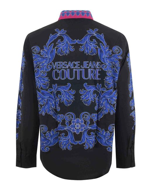 Camicia di Versace Jeans Couture in Blue da Uomo