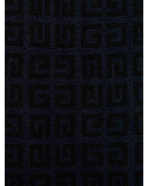 Givenchy Blue Double Face Scarf