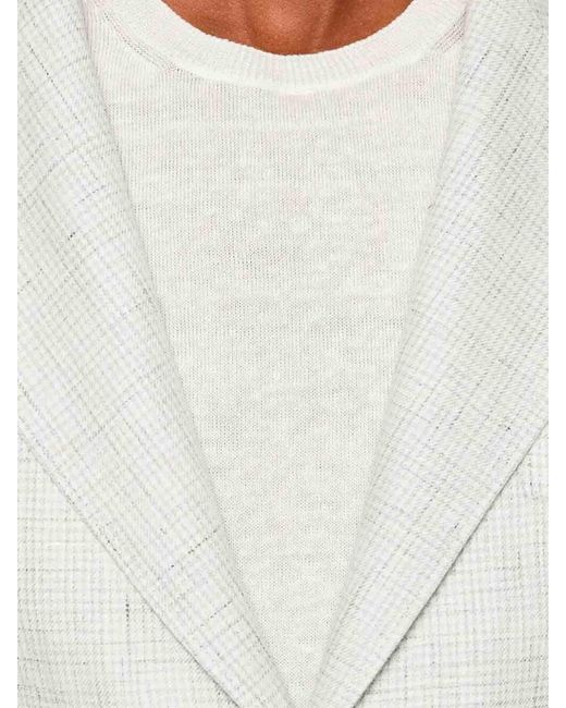 Brunello Cucinelli White Leisure Suit for men