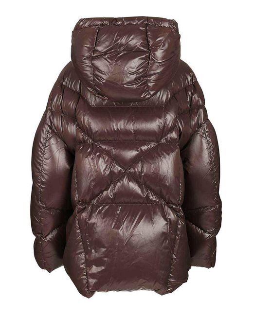 Khrisjoy Brown Iconic Milano Down Jacket