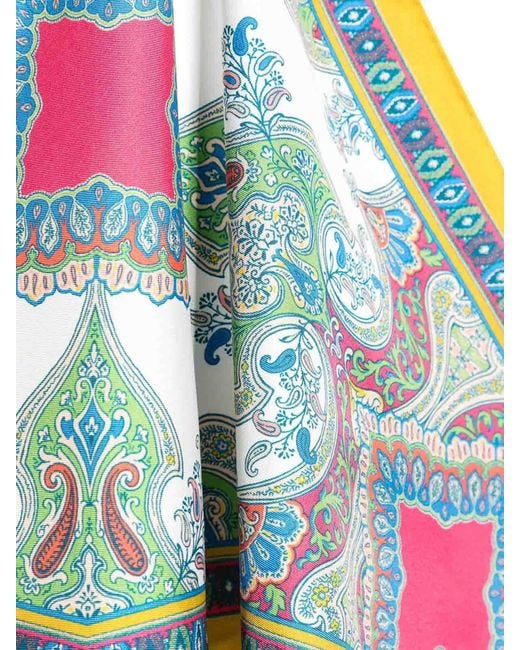 Etro Blue Scarf for men