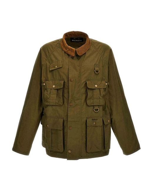 Barbour Green 'Modified Transport' Jacket for men