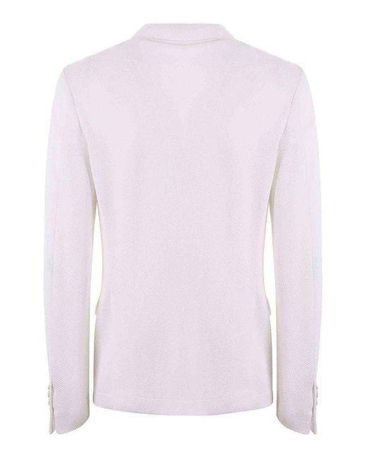 Daniele Alessandrini Pink Double-Breasted Jacket for men