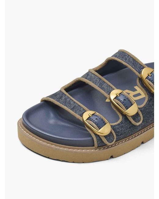Marc Jacobs Blue The Lug Sole Slide