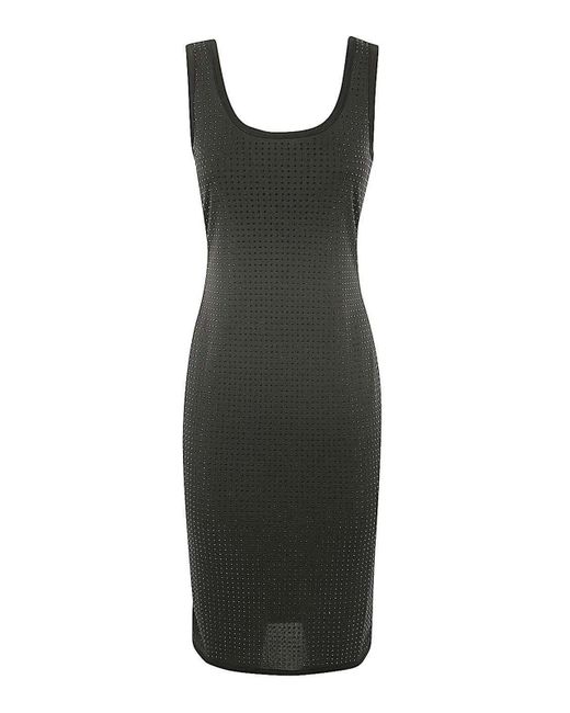 Versace Black Sleeveless Mini Dress