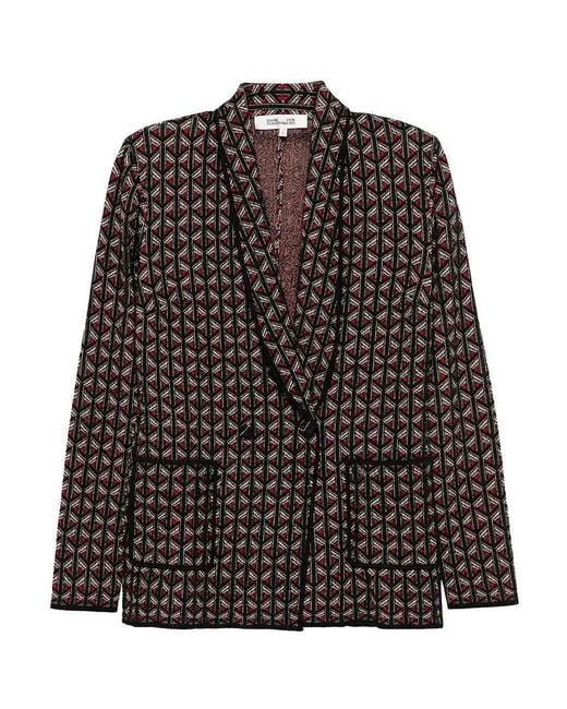 Diane von Furstenberg Black Blazer