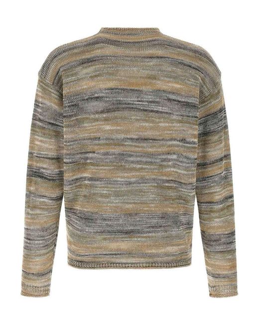 Roberto Collina Gray Moulin Sweater for men