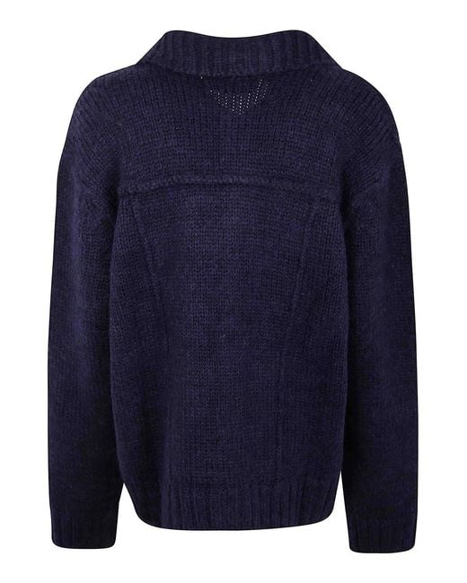 DSquared² Blue Knit Jean Jacket for men