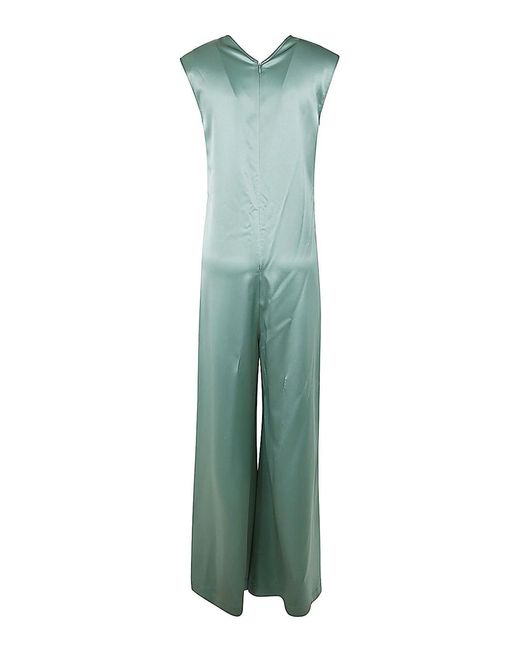 Gianluca Capannolo Green Sleeveless Jumpsuit