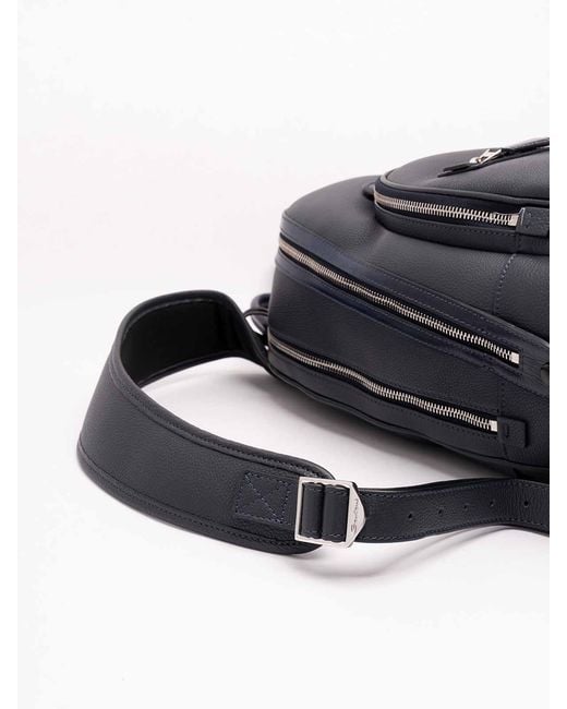 Santoni Black Backpack for men