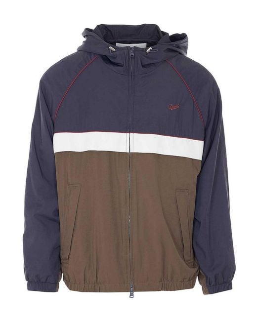 DUNST Blue Windbreaker Jacket for men