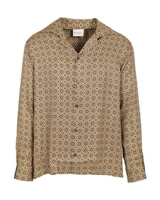 Drole de Monsieur Brown Chemise Geometric for men