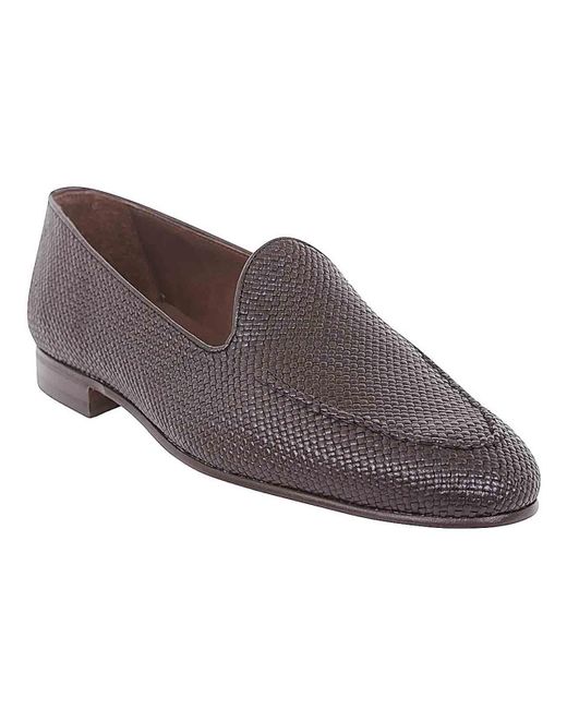 BERWICK  1707 Gray Loafers for men